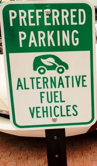 AFV Preferred Parking Sign