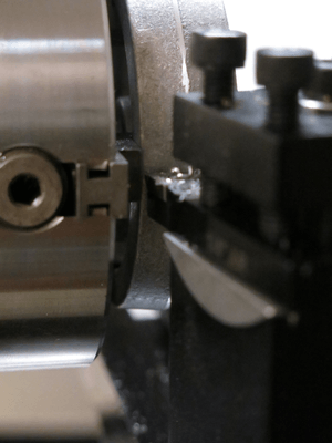 Setting 0.000" to be as close to the chuck jaws as I will be cutting