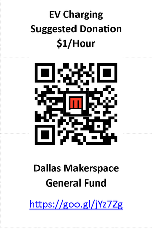 EV Charging Donation Sign