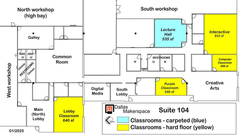 Map of Classrooms