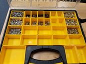 Leather Hardware Container